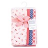 Hudson Baby Boys and Girls Cotton Poly Flannel Burp Cloths 8-Pack, One Size - 2 of 2