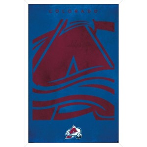 Trends International NHL Colorado Avalanche - Logo 25 Framed Wall Poster Prints - 1 of 4