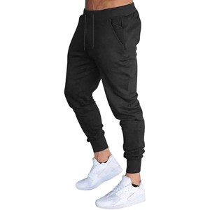 Lomsoe Men's Slim Joggers Workout Pants for Gym Running and Bodybuilding Athletic Bottom Sweatpants with Deep Pockets - 1 of 1