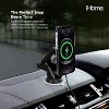 iHome Magnetic Silicone Velo Case, Slim & Shock Absorbent, MagSafe Compatible, iPhone 12/12 Pro, Black - 4 of 4