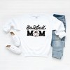 Simply Sage Market Women's Graphic Sweatshirt Baseball Mom Smiley Face Heart - 3 of 4
