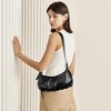 CLUCI Shoulder Bag,Purses for Women Dumpling Small Hobo Bags Vegan Leather Ladies Clutch with Adjustable Strap - 2 of 3