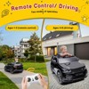 Ride on Car for Kids 12V Power Battery Electric Vehicles Licensed Land Rover Ride On Truck w/Parent Remote Control - 3 of 4