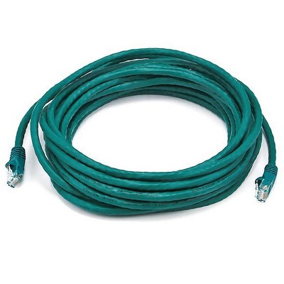 Monoprice Cat6 Ethernet Patch Cable - 20 Feet - Green | Network Internet Cord - RJ45, Stranded, 550Mhz, UTP, Pure Bare Copper Wire, 24AWG