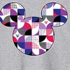 Men's - Disney - Mickey Mouse Geometric Logo Long Sleeve Graphic T-Shirt - 2 of 4