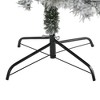 Nearly Natural 7' Pre-Lit LED Flocked Rock Springs Spruce Artificial Christmas Tree Clear Lights - image 3 of 4