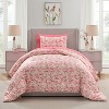 Nestl Bed in a Bag, 7pc Comforter Set Biomorphic Design, Modern Comforter Sets with Sheets, Bed in a Bag Set - 2 of 4