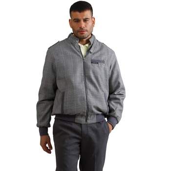 Members Only - Men's Anderson Glen Plaid Iconic Racer Jacket