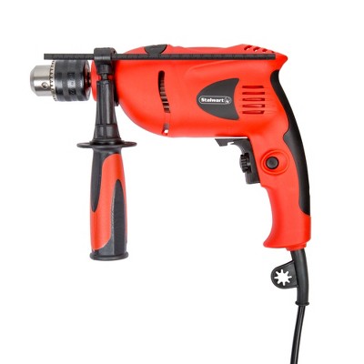 Fleming Supply 5 Amp 120V Hammer Drill With Removable Pistol Grip Handle - 0.5"