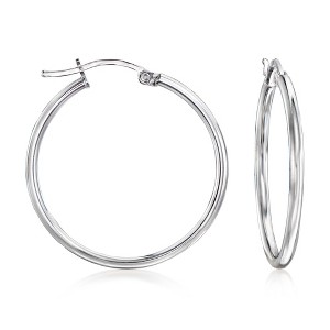 Ross-Simons 2mm Sterling Silver Hoop Earrings - 1 of 4