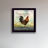 "Raleigh the Rooster" by Bonnie Mohr, Ready to Hang Framed Print, Black Frame - 4 of 4