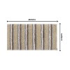 Home Weavers Glamour Collection 100% Polyester Microfiber Bathroom Rug, Non Slip Bath Mat Water Absorbent Soft Microfiber Shaggy Mat Machine Washable - 3 of 4