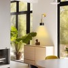 DORESshop 1-Light Metal Black and Gold Wall Sconce Lighting, Modern Wall Light Fixture for Living Room Bedroom Bedside - 4 of 4