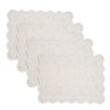 Saro Lifestyle Scallop Border Placemat (Set of 4) - 3 of 4