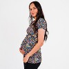 Calypsa Women's Plus Size Nikki Nursing and Maternity UPF 50+ Short Sleeve Swim Tunic - 3 of 4