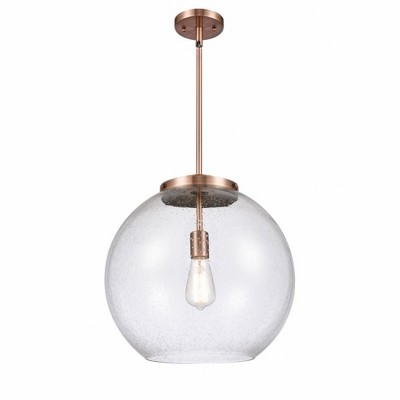 Athens - 1 Light Pendant In Industrial Style-16.38 Inches Tall and 15.75 Inches Wide