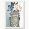 Wynwood Studio 15"x21" Big Flower Jar Wall Art White Frame: Modern Canvas, Botanical Theme, Wood Composite - 3 of 3