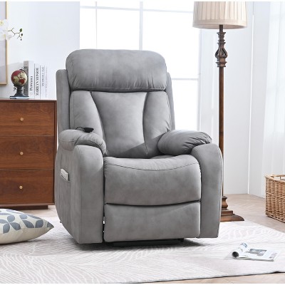 36.00"Electric Power Lift Recliner Chair for Elderly, PU Recliner Chair for Seniors, Home Theater Seating,Living Room Chair (Black PU)