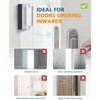 HANPURE Home Security Door Lock for Kids Safety - Door Reinforcement Lock for Front Doors Withstand 800 Lbs Top Metal Flip for Inward Swinging Door - 4 of 4
