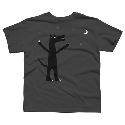 Boy's Design By Humans Arooo! By NicSquirrell T-Shirt