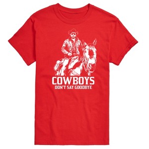 Men's - Yellowstone - RIP Cowboys Don't Say Goodbye Short Sleeve Graphic T-Shirt - 1 of 4