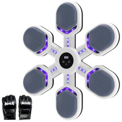 Topteng Music Boxing Machine for Adults & Kids, Bluetooth Boxing Machine with Gloves