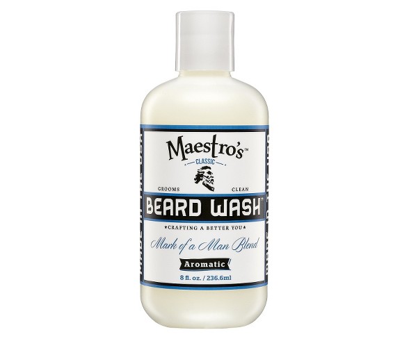 Maestro's Classic Beard Wash Mark of a Man Blend &ndash; 8.0 oz