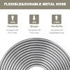 AMMER 100FT Metal Garden Hose, Stainless Steel Water Hose with Nozzle, Flexible Lightweight Design, Kink-Free & Puncture Proof - 3 of 4