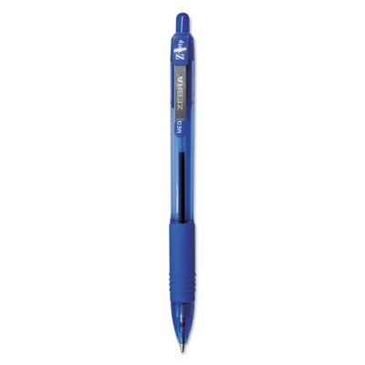 Zebra Z-Grip Ballpoint Pen, Medium- Blue Ink (24 Per Pack)