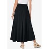 Woman Within Plus Size Wide Elastic Waist Skirt - 3 of 4