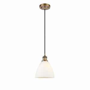 Bristol Glass - 1 Light Mini Pendant In Industrial Style-11.25 Inches Tall and 7.5 Inches Wide - 1 of 1