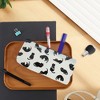 Unique Bargains Cat-Pattern Spacious Stationery Bag with Zipper for Teen Girls Boy Office Men Women - 2 of 4
