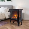 Mlmh & Kngwa 17 inch Indoor Freestanding Electric Fireplace Stove heater with 3D Flame effect - 4 of 4