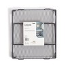 U Brands 8" Mesh Locker Shelf Dusty Black - 3 of 4