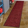 Collections Etc Extra-Long Tufted Stripe Design Non-Slip Utility Runner Rug - image 2 of 3