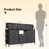Dresser with Power Outlets and LED Lights, 55" W Dresser for Bedroom with 14 Drawers Dresser - 2 of 4