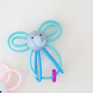 Manhattan Toy Winkel Elephant Rattle and Sensory Teether Baby Toy - 1 of 3