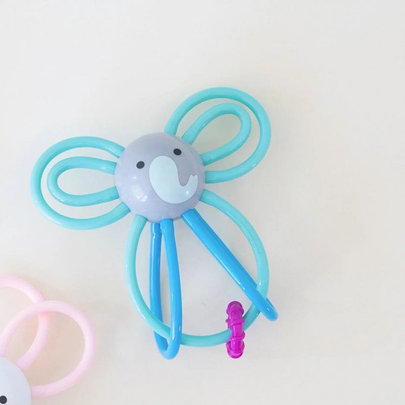 Manhattan Toy Winkel Elephant Rattle and Sensory Teether Baby Toy, 1 of 4