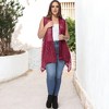 Anna-Kaci Women's Plus Size Boho Open Front Crochet Cover Up Sleeveless Shawl Cardigan Vest - 2 of 4