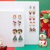 9-18 Pairs Women Christmas Earring Set, Cute Festive Jewelry Hypoallergenic Christmas Gifts for Kids Teens Girls (9 Pairs B Style) - 2 of 4