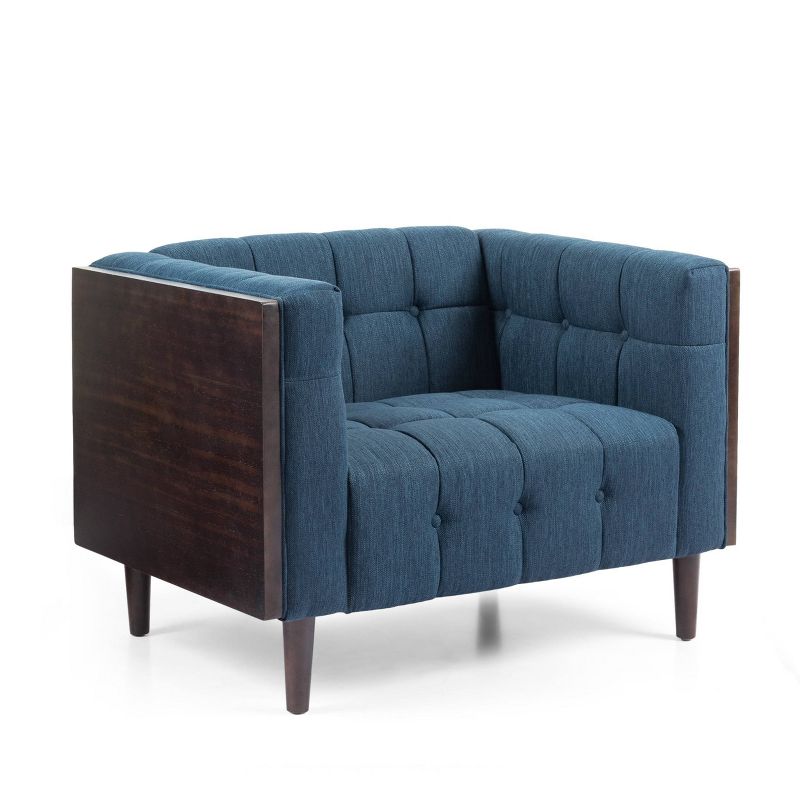 Mclarnan Contemporary Tufted Club Chair - Christopher Knight Home, 1 of 9