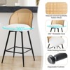 Bekrvio 26'' 360° Swivel Counter Height Bar Stools - 4 of 4