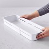 YouCopia DrawerFit Sliding Bin: BPA-Free Kitchen Drawer Organizer, Expandable Utensil Storage, Freestanding, White - 3 of 4