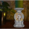 Haute Decor 6.5" Christmas Snow Globe Candle Holder - 3 of 3