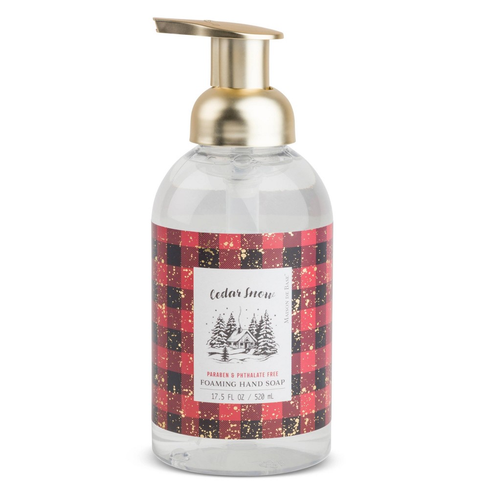 Maison De Base Holiday Foaming Hand Soap - Cedar Snow - 17.5 fl oz