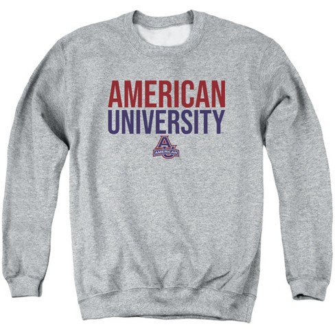 Campus Lab American University Official Stacked Adult Crewneck Sweatshirt athletic Heather 3x large Target