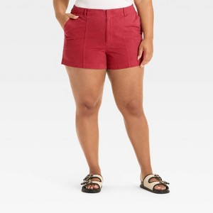 Women's High-Rise Trouser Shorts - Universal Thread™ - 1 of 3