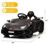 Jojoka 12V Licensed Lamborghini Electric Car, Ride on Car for Kids, with Parent Remote Control for Toddlers 3-8 Years Old - 2 of 4