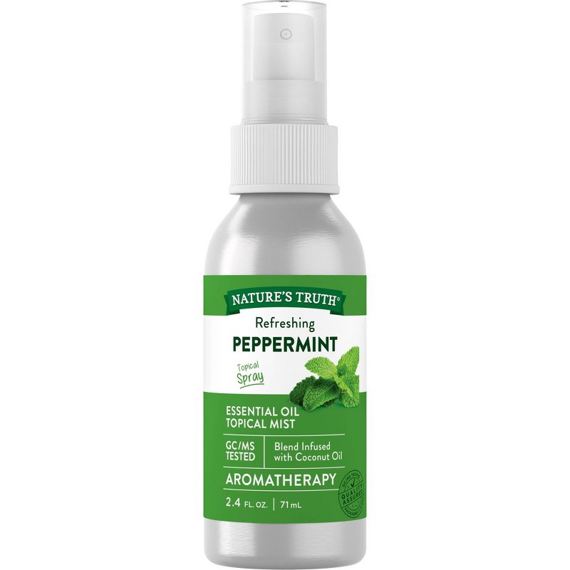 Nature's Truth Peppermint Mist Aromatherapy Essential Oil - 2.4 fl oz, 1 of 5