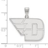 Black Bow Jewelry Sterling Silver Dayton Flyers NCAA Large Pendant - 2 of 3
